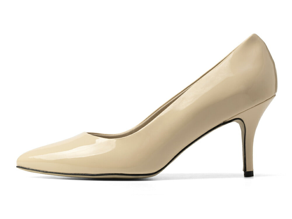 コルソローマ 9 CORSO ROMA 9 パンプス NOEMI500 エナメル SABBIA ベージュ VERNICE コルソローマノーベ BEIGE ポインテッドトゥパンプス ポインテッドトゥ ハイヒール 長時間 疲れない 低反発 フォーマル 結婚式 エナメルパンプス ポインテッドパンプス ブランド靴