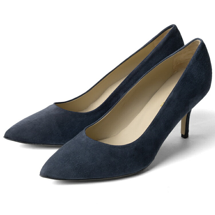 コルソローマ 9 CORSO ROMA 9 パンプス NOEMI500 スエード NAVY ネイビー CAMOSCIO コルソローマノーベ ポインテッドトゥパンプス ポインテッドトゥ ハイヒール 長時間 疲れない 低反発 フォーマル 結婚式 スエードパンプス ポインテッドパンプス ブランド靴