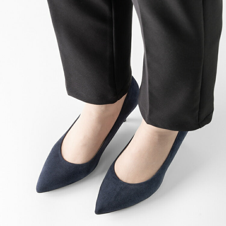 コルソローマ 9 CORSO ROMA 9 パンプス NOEMI500 スエード NAVY ネイビー CAMOSCIO コルソローマノーベ ポインテッドトゥパンプス ポインテッドトゥ ハイヒール 長時間 疲れない 低反発 フォーマル 結婚式 スエードパンプス ポインテッドパンプス ブランド靴