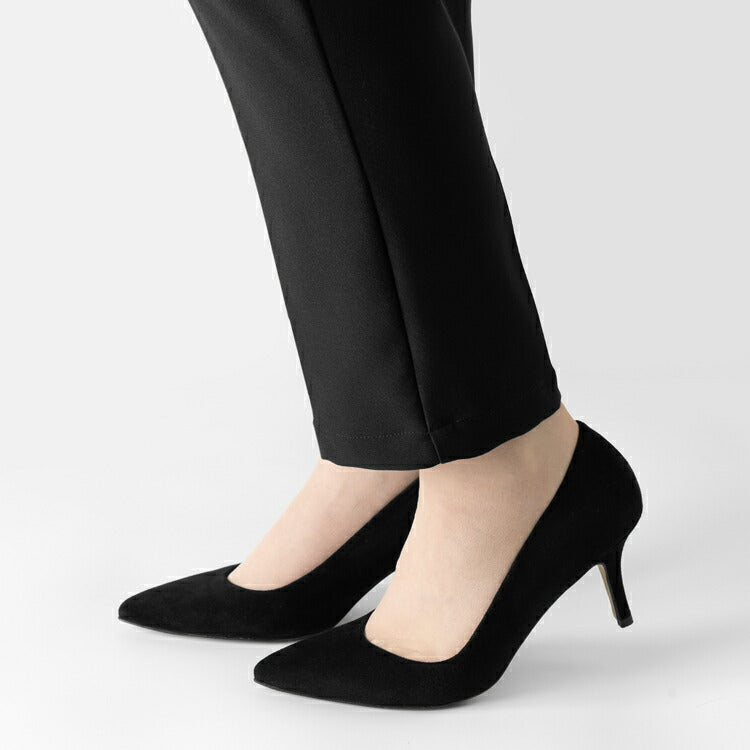 コルソローマ 9 CORSO ROMA 9 パンプス NOEMI500 スエード NERO ブラック CAMOSCIO コルソローマノーベ BLACK ポインテッドトゥパンプス ポインテッドトゥ ハイヒール 長時間 疲れない 低反発 フォーマル 結婚式 スエードパンプス ポインテッドパンプス ブランド靴