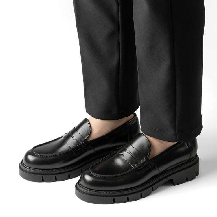 コルソローマ 9 CORSO ROMA 9 ローファー 厚底 OLGA262 レザー NERO ブラック NAPPA コルソローマノーベ BLACK コインローファー 厚底ソール トラックソール タンクソール レディース シンプル 大人 本革 レザーシューズ 歩きやすい 厚底ローファー イタリア インポート