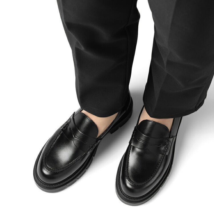 コルソローマ 9 CORSO ROMA 9 ローファー 厚底 OLGA262 レザー NERO ブラック NAPPA コルソローマノーベ BLACK コインローファー 厚底ソール トラックソール タンクソール レディース シンプル 大人 本革 レザーシューズ 歩きやすい 厚底ローファー イタリア インポート