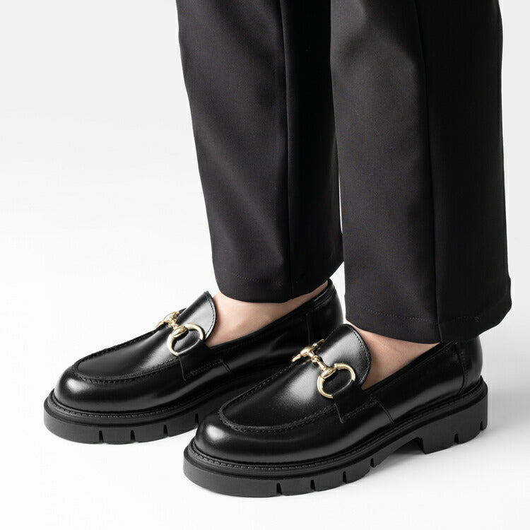 コルソローマ 9 CORSO ROMA 9 ビットローファー 厚底 OLGA2623 レザー NERO ブラック NAPPA コルソローマノーベ BLACK ビット ローファー 厚底ソール トラックソール タンクソール レディース シンプル 大人 本革 レザーシューズ 歩きやすい 厚底ローファー