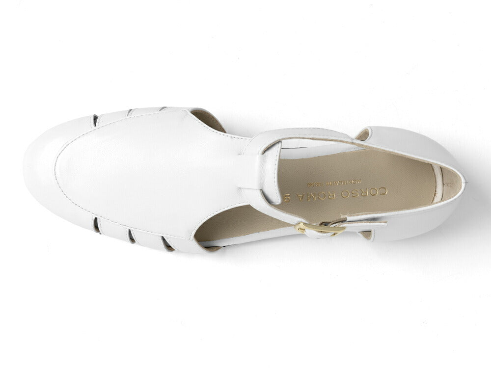 コルソローマ 9 CORSO ROMA 9 グルカサンダル MEX897 レザー NAPPA サンダル ホワイト 白 BIANCO フラット ぺたんこ  ストラップ コルソローマノーベ クッションインソール レザーサンダル レディース レディースサンダル 春夏 夏 歩きやすい 大人 本革 ブランド品 上品