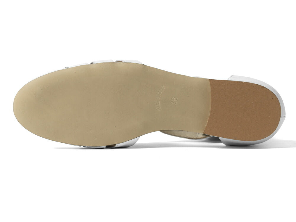 コルソローマ 9 CORSO ROMA 9 グルカサンダル MEX897 レザー NAPPA サンダル ホワイト 白 BIANCO フラット ぺたんこ  ストラップ コルソローマノーベ クッションインソール レザーサンダル レディース レディースサンダル 春夏 夏 歩きやすい 大人 本革 ブランド品 上品