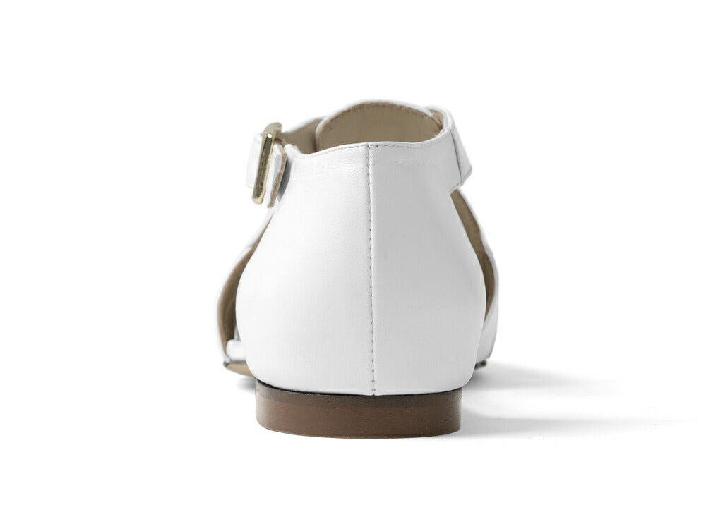 コルソローマ 9 CORSO ROMA 9 グルカサンダル MEX897 レザー NAPPA サンダル ホワイト 白 BIANCO フラット ぺたんこ  ストラップ コルソローマノーベ クッションインソール レザーサンダル レディース レディースサンダル 春夏 夏 歩きやすい 大人 本革 ブランド品 上品