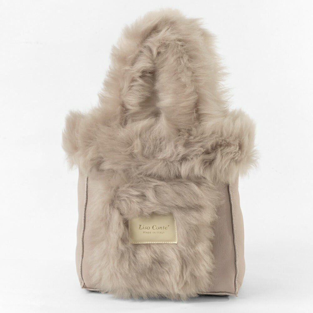 LISA CONTE リサコンテ CRISTALLINA ファーバッグ ムートン