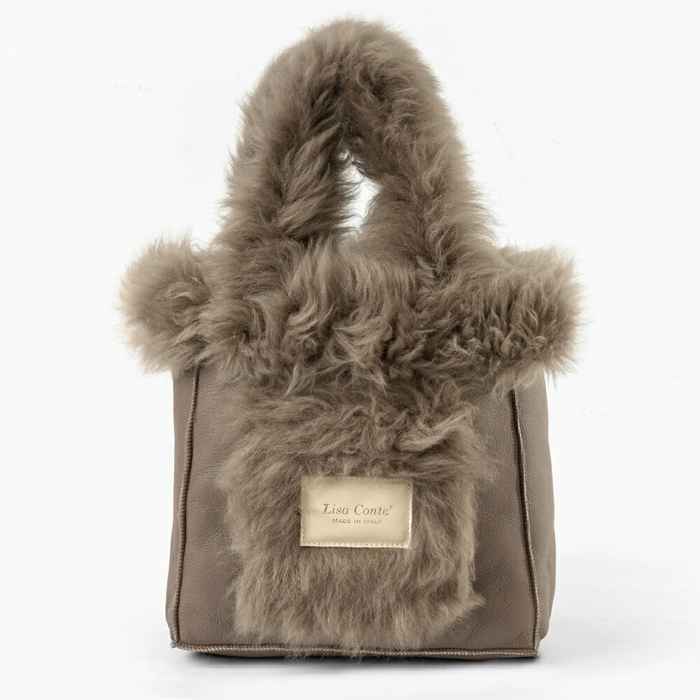 LISA CONTE リサコンテ CRISTALLINA ファーバッグ ムートン