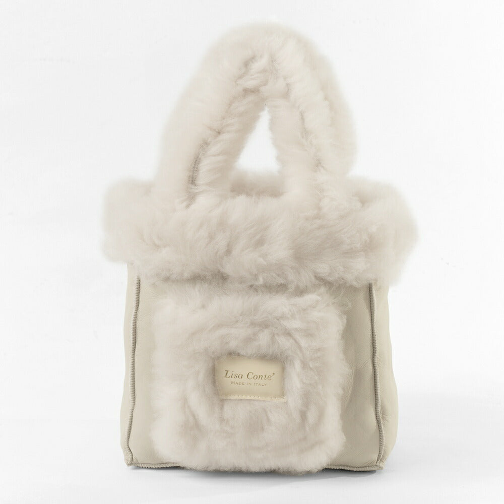 LISA CONTE リサコンテ CRISTALLINA ファーバッグ ムートン