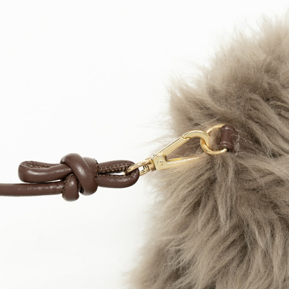 LISA CONTE リサコンテ CRISTALLINA ファーバッグ ムートン