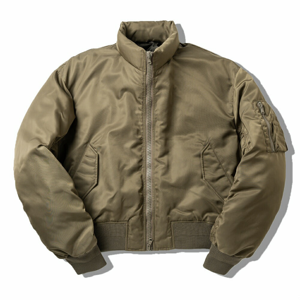 クオ COOR ミリタリー パファー ジャケット ブラック 黒 カーキ STAND COLLOR NECK PUFFER JACKET CXE4JP03V 中綿 ダウン メンズ メンズダウン ブルゾン ショート メンズブルゾン メンズアウター シンプル ブランド 韓国