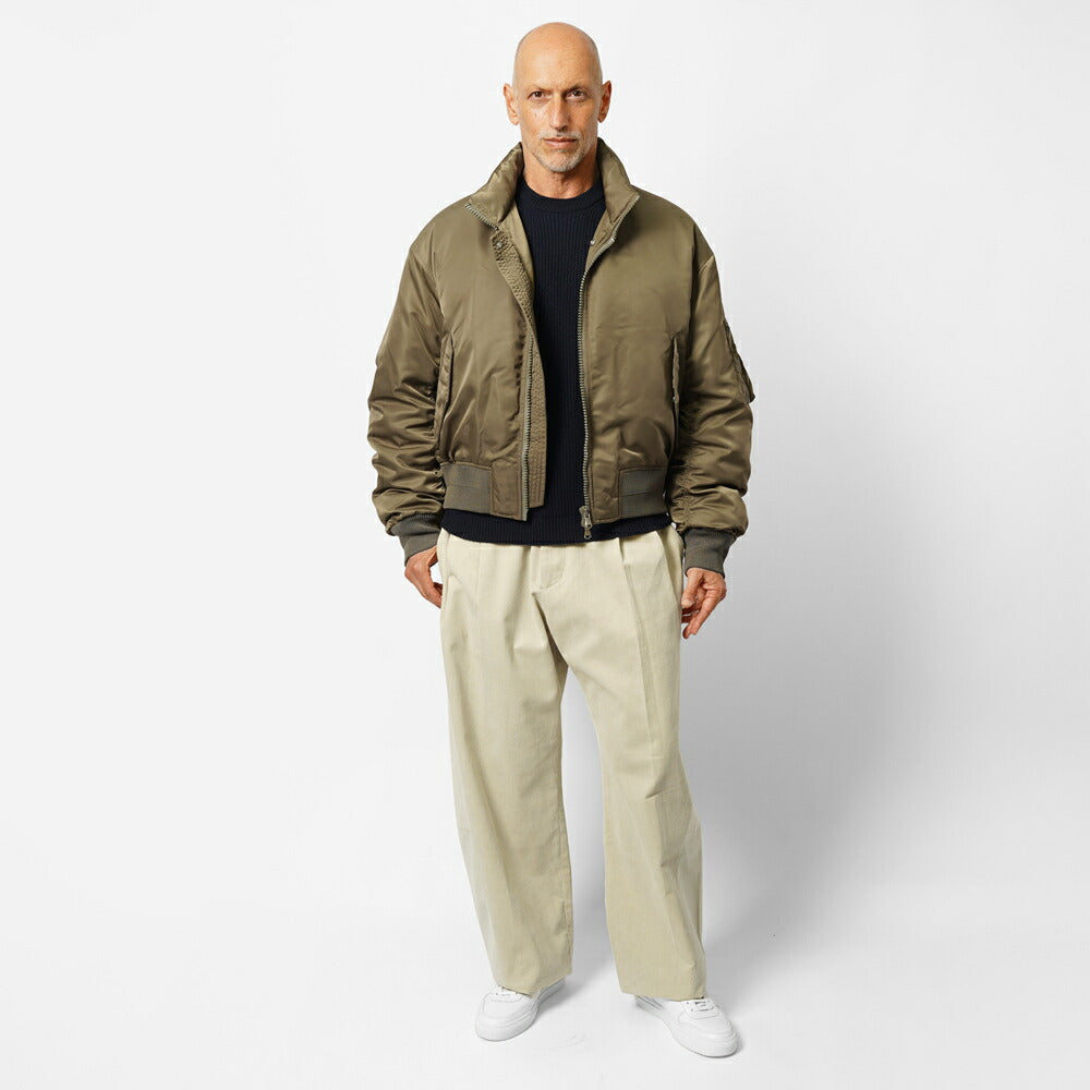 クオ COOR ミリタリー パファー ジャケット ブラック 黒 カーキ STAND COLLOR NECK PUFFER JACKET CXE4JP03V 中綿 ダウン メンズ メンズダウン ブルゾン ショート メンズブルゾン メンズアウター シンプル ブランド 韓国