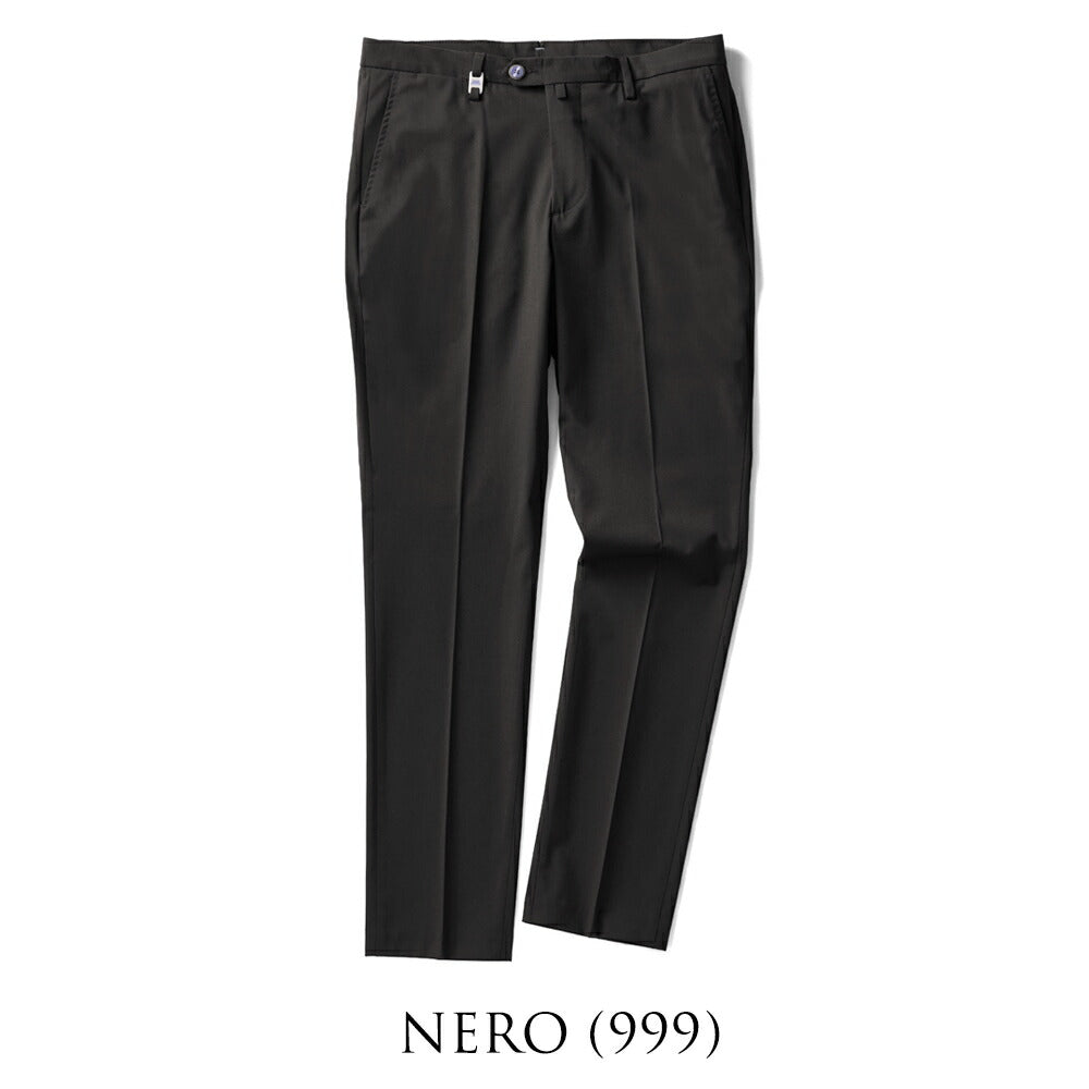 バルバッティ BARBATI スラックス ノープリーツ スリムパンツ  P-CYRUS 125781 ストレッチ 25春夏 ウール ポリエステル メンズ スラックス テーパードパンツ スリムパンツ メンズ ズボン 紳士ズボン スリム チノパン パンツ グレー ネイビー ブラック