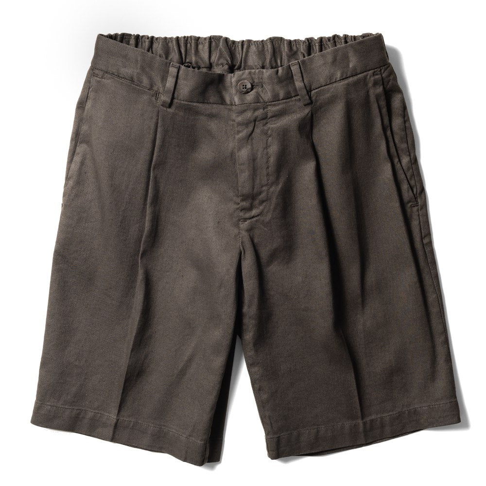 デヴォレ インチピット DEVORE incipit ハーフパンツ リネン コットン D155-G049  ベージュ ホワイト ネイビー ブラック グレー ブラウン25春夏 ショーツ 短パン イタリア