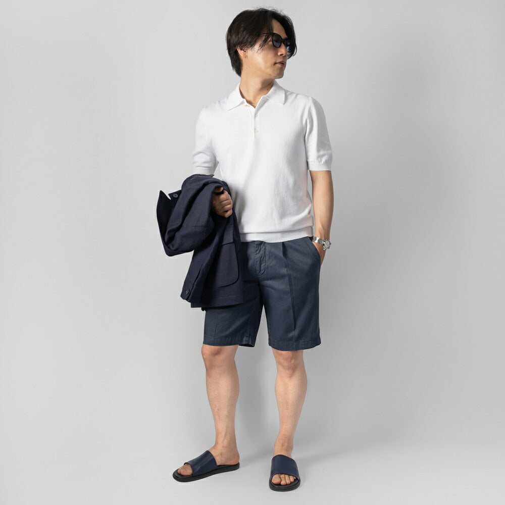 サンダルスファクトリー レザーサンダル スライドサンダル M6887-1 NAVY シボ革 ネイビー 紺 THE SANDALS FACTORY 本革 高級 サンダル メンズ ブランド 革 クッション 履き心地 シンプル カジュアル 男性 高級サンダル ブランドサンダル イタリア