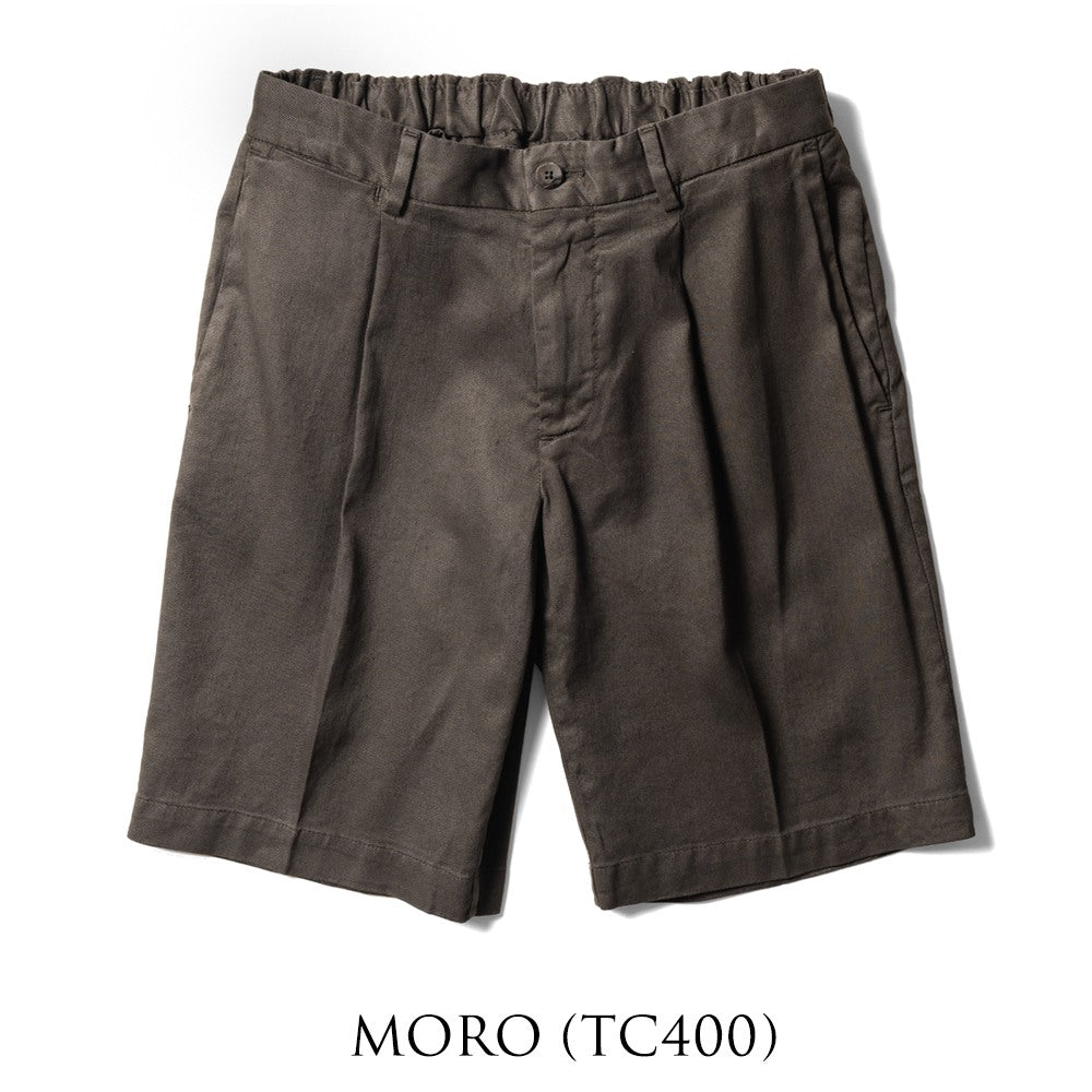 デヴォレ インチピット DEVORE incipit ハーフパンツ リネン コットン D155-G049  ベージュ ホワイト ネイビー ブラック グレー ブラウン25春夏 ショーツ 短パン イタリア