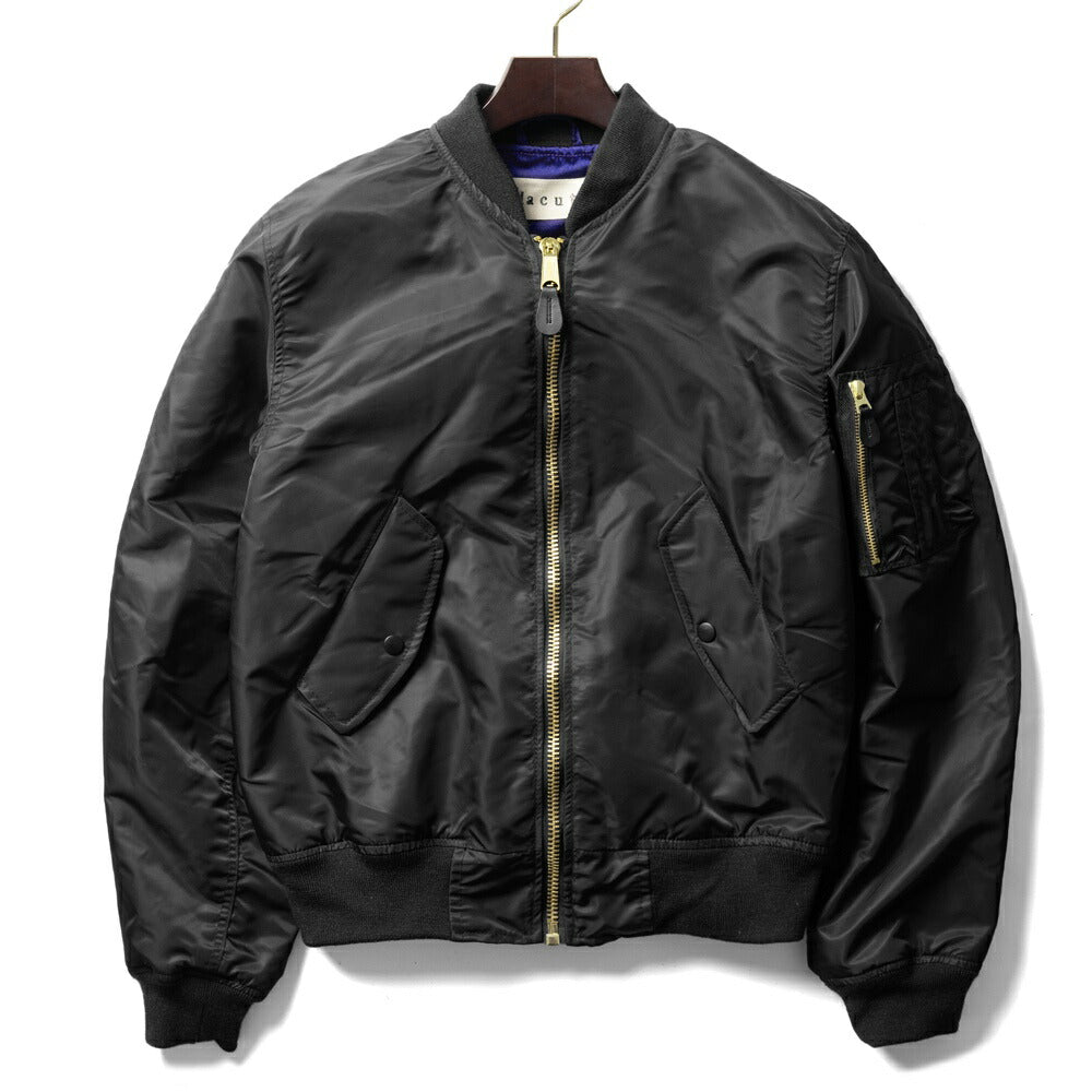 ダクテ DACUTE ボンバージャケット BOMBER メンズ ma-1 ジャケット ブラック グリーン カーキ ブルゾン ライトアウター ミリタリージャケット イタリア エムエーワン ミリタリーアウター ナイロン メンズアウター ナイロン