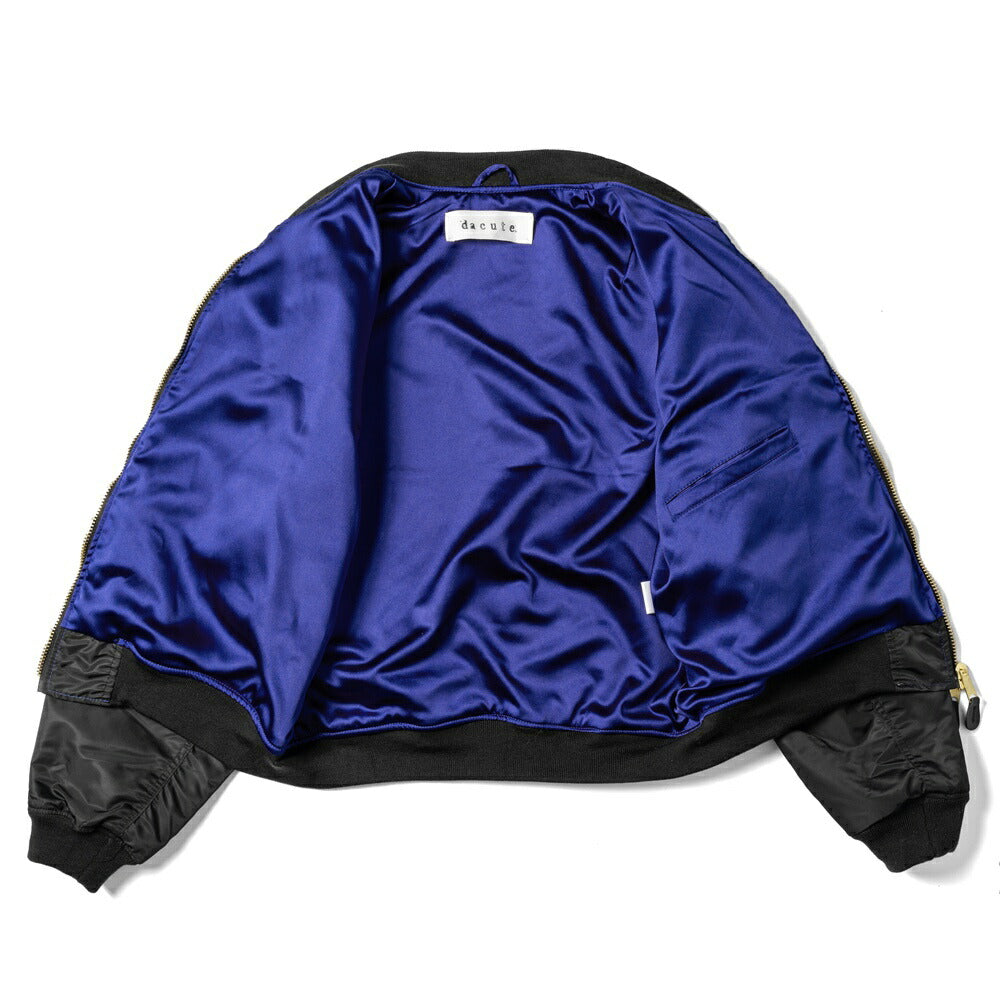 ダクテ DACUTE ボンバージャケット BOMBER メンズ ma-1 ジャケット ブラック グリーン カーキ ブルゾン ライトアウター ミリタリージャケット イタリア エムエーワン ミリタリーアウター ナイロン メンズアウター ナイロン