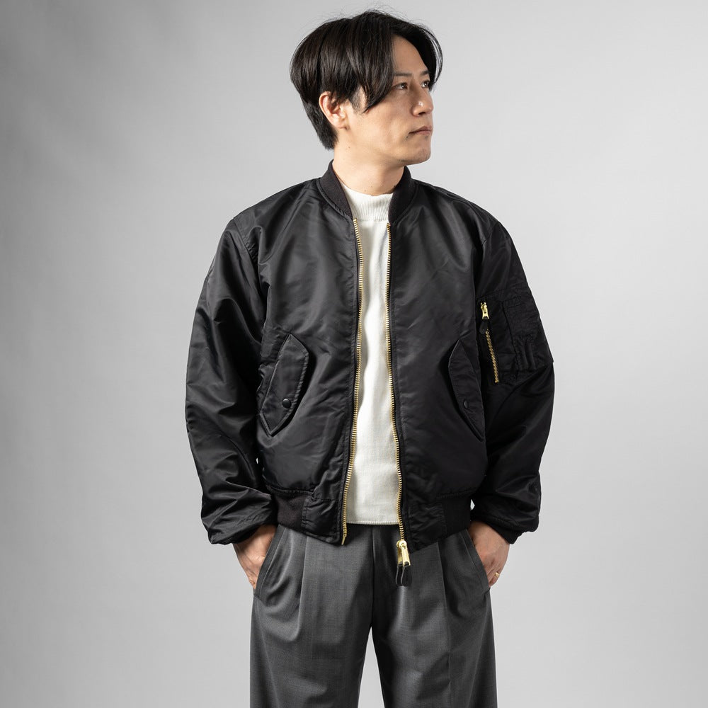 ダクテ DACUTE ボンバージャケット BOMBER メンズ ma-1 ジャケット ブラック グリーン カーキ ブルゾン ライトアウター ミリタリージャケット イタリア エムエーワン ミリタリーアウター ナイロン メンズアウター ナイロン