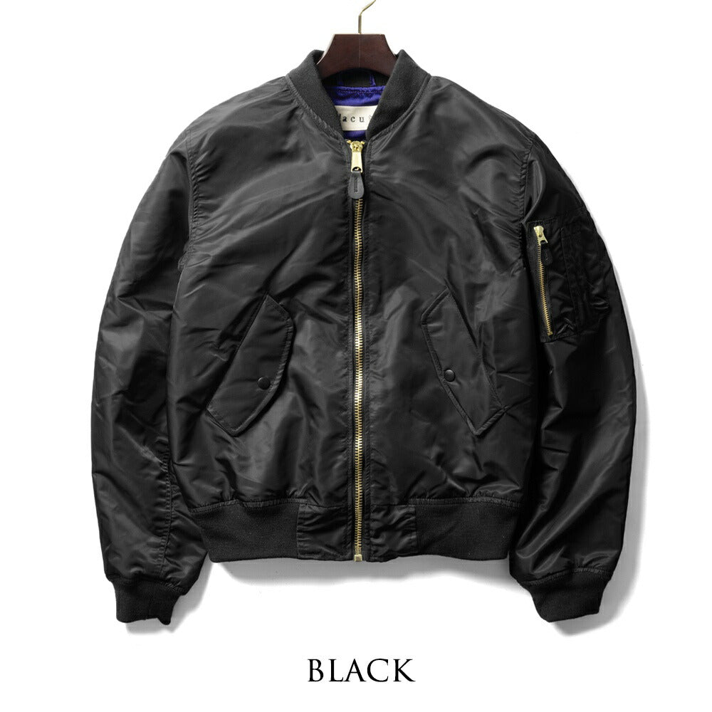 ダクテ DACUTE ボンバージャケット BOMBER メンズ ma-1 ジャケット ブラック グリーン カーキ ブルゾン ライトアウター ミリタリージャケット イタリア エムエーワン ミリタリーアウター ナイロン メンズアウター ナイロン
