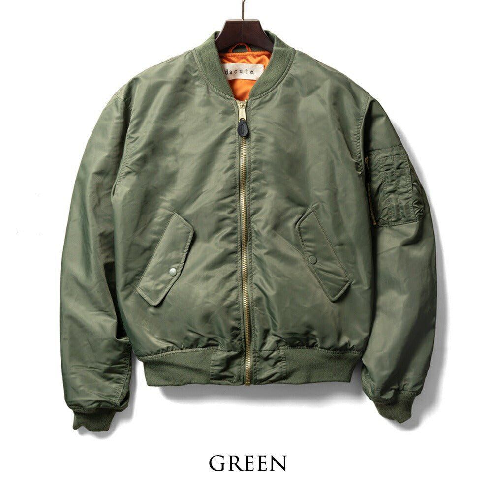 ダクテ DACUTE ボンバージャケット BOMBER メンズ ma-1 ジャケット ブラック グリーン カーキ ブルゾン ライトアウター ミリタリージャケット イタリア エムエーワン ミリタリーアウター ナイロン メンズアウター ナイロン