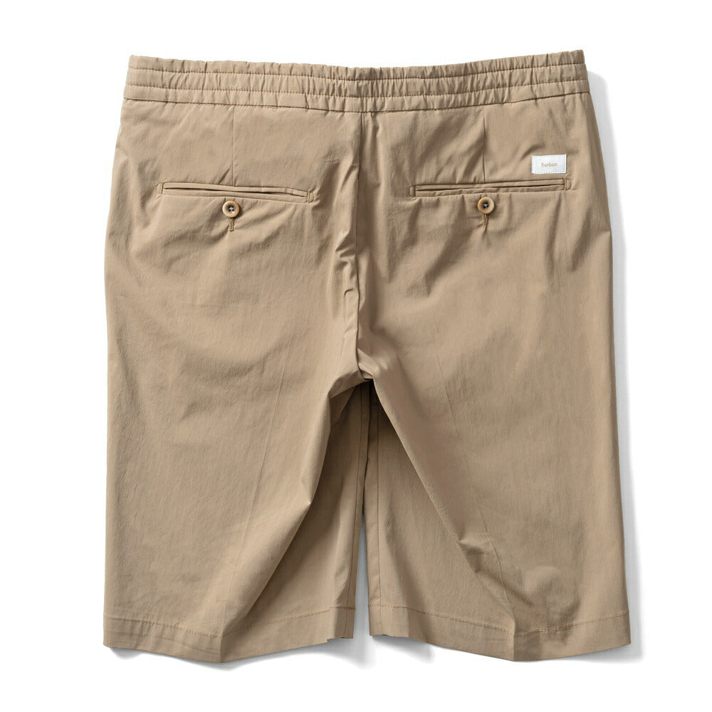 バルバッティ BARBATI ハーフパンツ B-DANIEL 125681 ワンプリーツ ストレッチ 25春夏 メンズ ショーツ ショートパンツ 短パン イタリア ブランド 春 夏 膝上 綿 コットン ナイロン スリム グリーン オフホワイト ベージュ ネイビー
