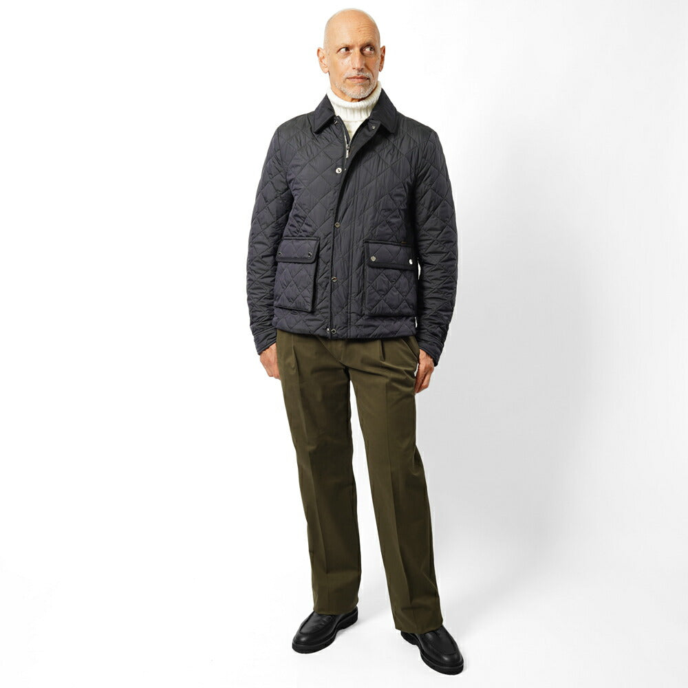 ムーレー MOORER  DARDANO-S3C ダルダーノ キルティングジャケット ネイビー 中綿 メンズ キルティング ジャケット メンズジャケット  メンズアウター シンプル ブランド イタリア