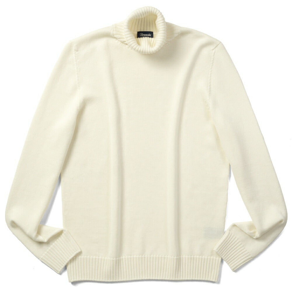 ドルモア DRUMOHR ニット タートルネック ミドルゲージ M104 ウール 100 セーターメンズ ブランド タートルネックセーター メンズ ウールセーター メンズ セーター タートル タートルネックセーターメンズ ブラック ネイビー オフホワイト グレー ワインレッド