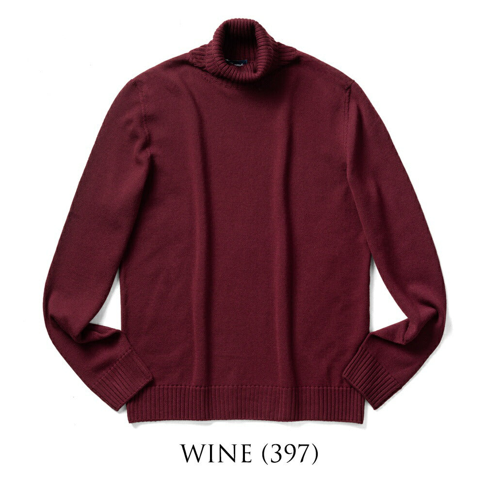 ドルモア DRUMOHR ニット タートルネック ミドルゲージ M104 ウール 100 セーターメンズ ブランド タートルネックセーター メンズ ウールセーター メンズ セーター タートル タートルネックセーターメンズ ブラック ネイビー オフホワイト グレー ワインレッド