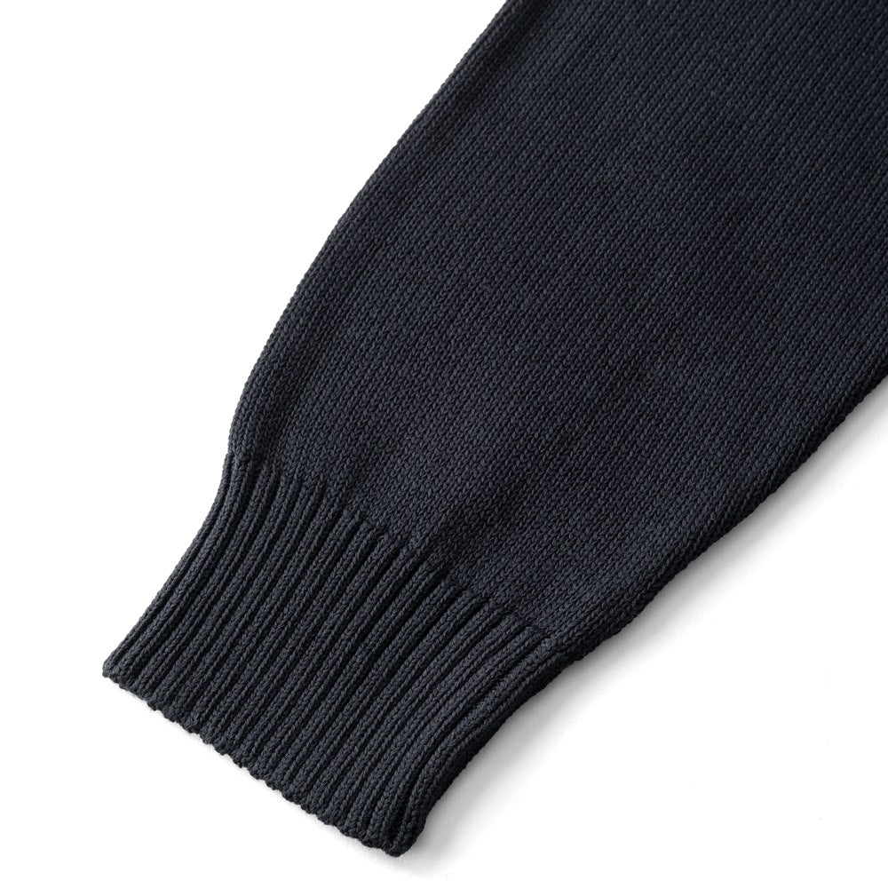 ドルモア DRUMOHR ニット クルーネック ミドルゲージ D8Z103 ブラック ネイビー オフホワイト 24春夏 メンズ セーター コットン