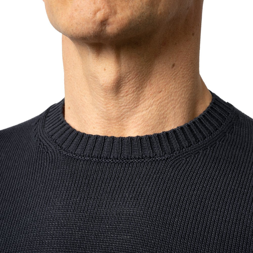 ドルモア DRUMOHR ニット クルーネック ミドルゲージ D8Z103 ブラック ネイビー オフホワイト 24春夏 メンズ セーター コットン