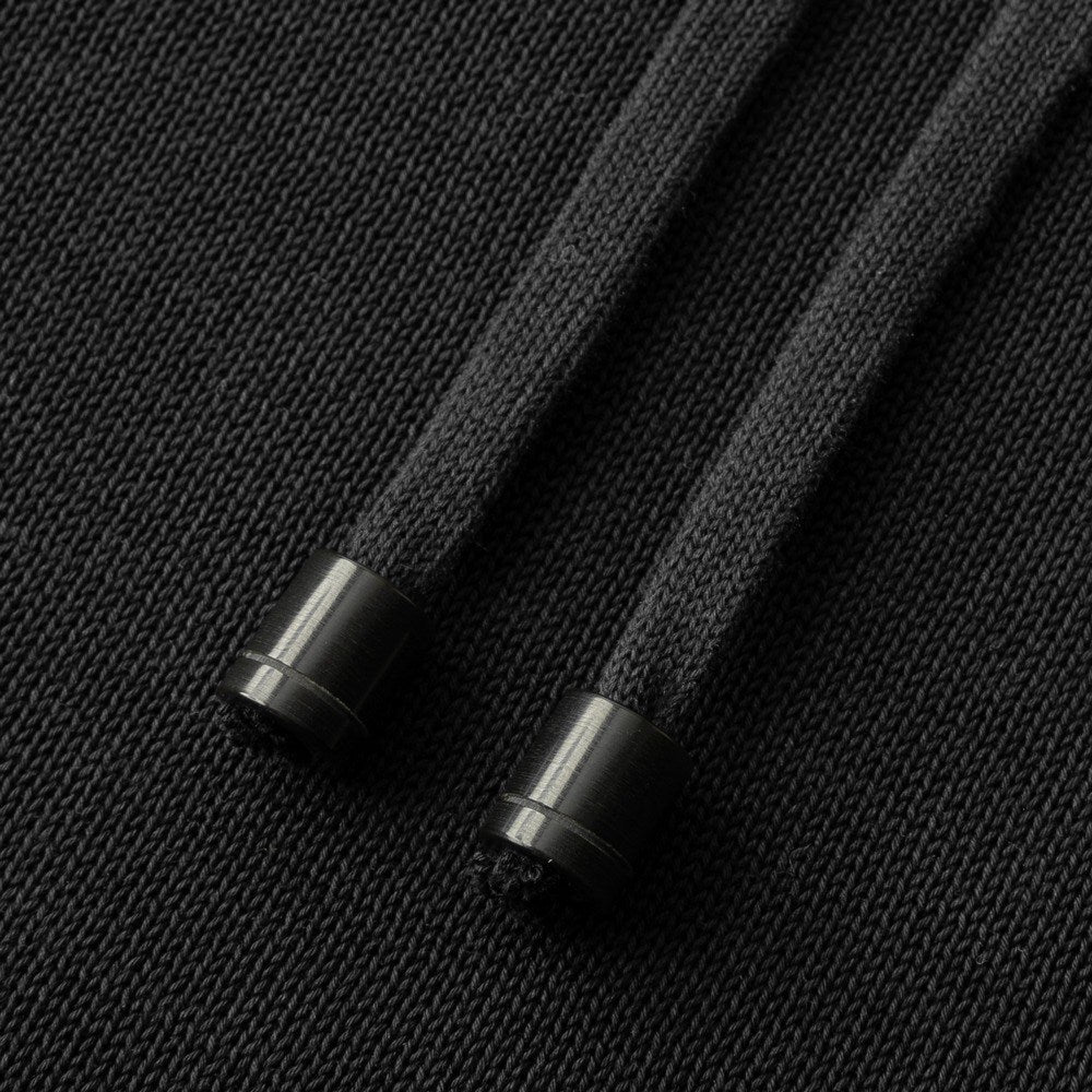 ドルモア DRUMOHR ニットフーディ コットン ミドルゲージ Z303C ブラック ネイビー オフホワイト 23春夏 メンズ セーター パーカー フード  ニット コットン