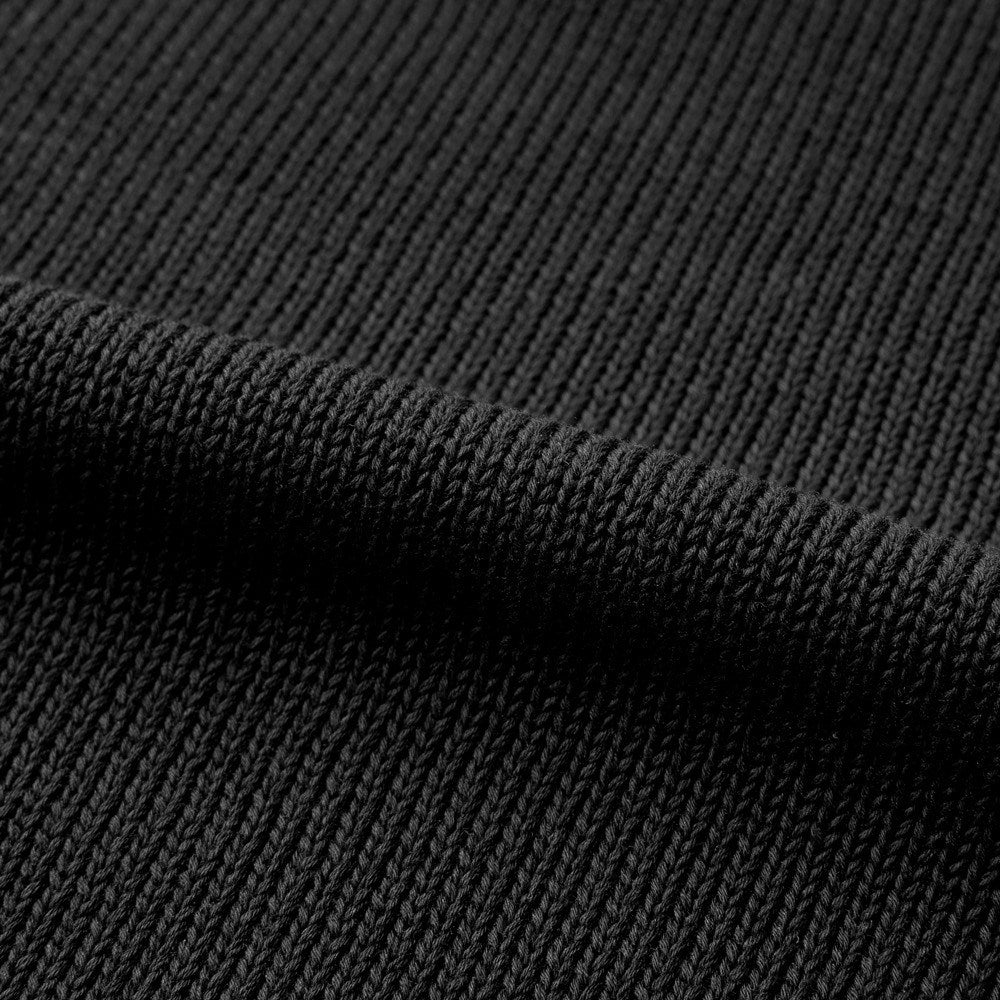 ドルモア DRUMOHR ニットフーディ コットン ミドルゲージ Z303C ブラック ネイビー オフホワイト 23春夏 メンズ セーター パーカー フード  ニット コットン