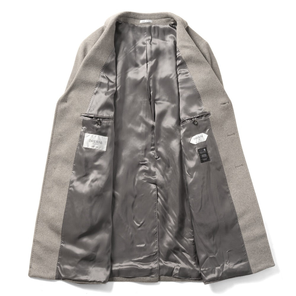 ブレラス BRERAS カシミア チェスターコート シングル DUBLINO-C909 25AW 25秋冬 テーラード コート カシミヤ メンズ ビジネス ブランド アンフィニッシュ センターベンツ 高級 クラシコ イタリア