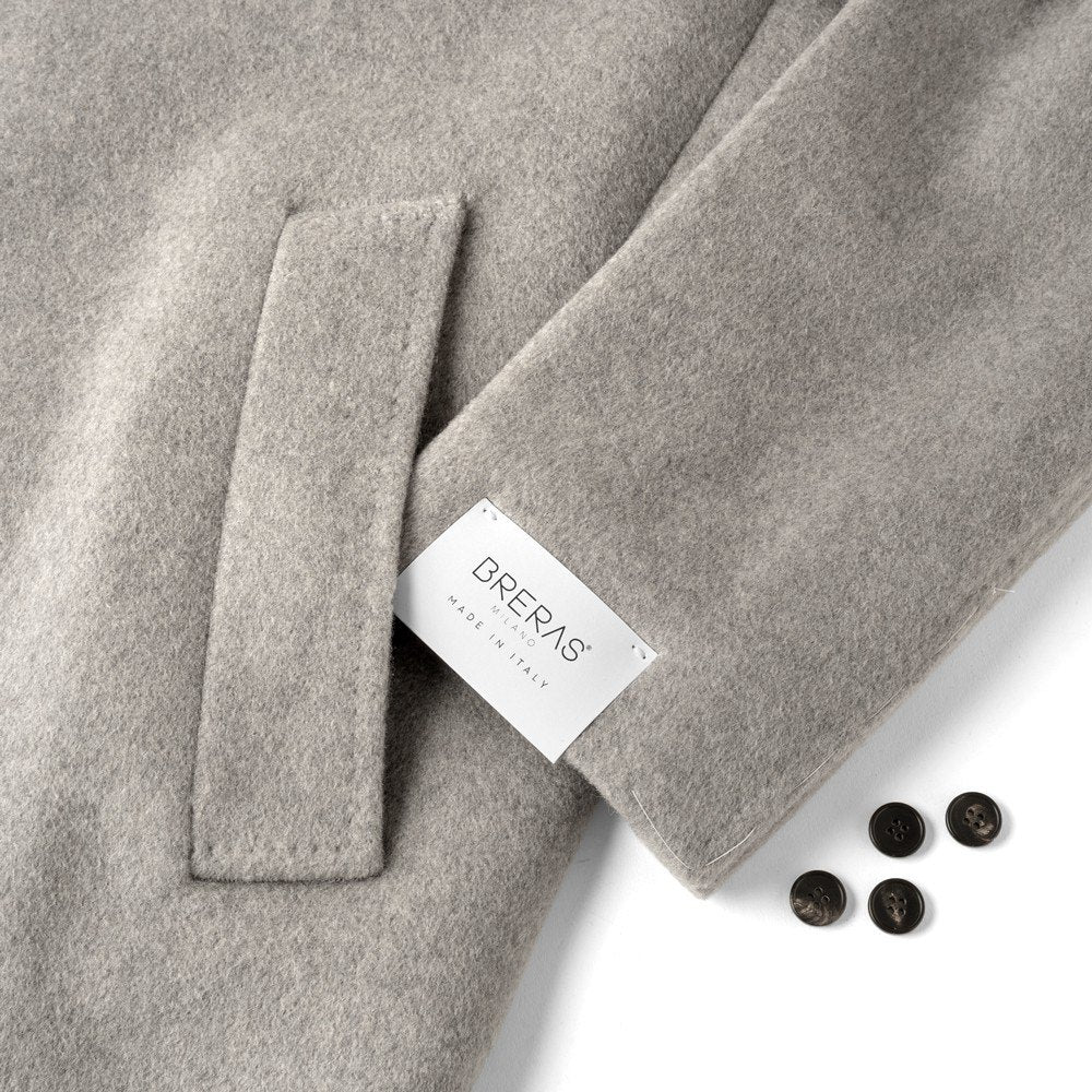 ブレラス BRERAS カシミア チェスターコート シングル DUBLINO-C909 25AW 25秋冬 テーラード コート カシミヤ メンズ ビジネス ブランド アンフィニッシュ センターベンツ 高級 クラシコ イタリア