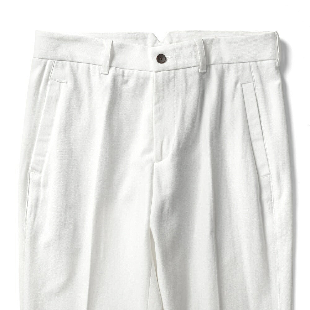 デヴォレ インチピット DEVORE incipit チノ 製品染め DVR4C-G1046 リヨセル コットン グレー ベージュ ホワイト 25春夏 メンズ ストレッチ テーパード チノパンツ チノ イタリア