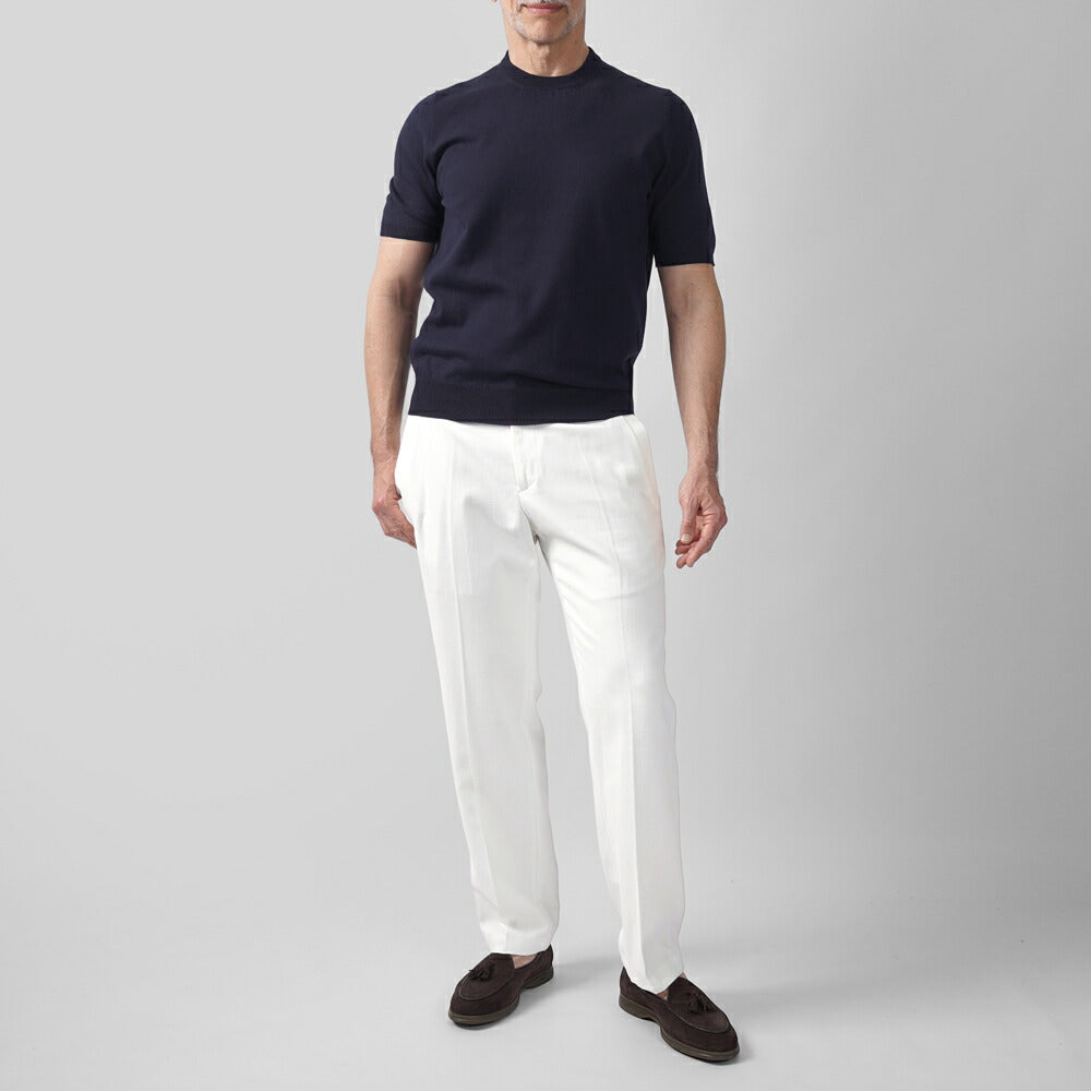 デヴォレ インチピット DEVORE incipit チノ 製品染め DVR4C-G1046 リヨセル コットン グレー ベージュ ホワイト 25春夏 メンズ ストレッチ テーパード チノパンツ チノ イタリア