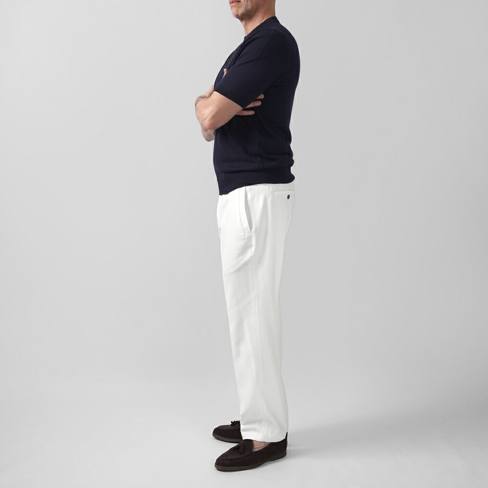 デヴォレ インチピット DEVORE incipit チノ 製品染め DVR4C-G1046 リヨセル コットン グレー ベージュ ホワイト 25春夏 メンズ ストレッチ テーパード チノパンツ チノ イタリア