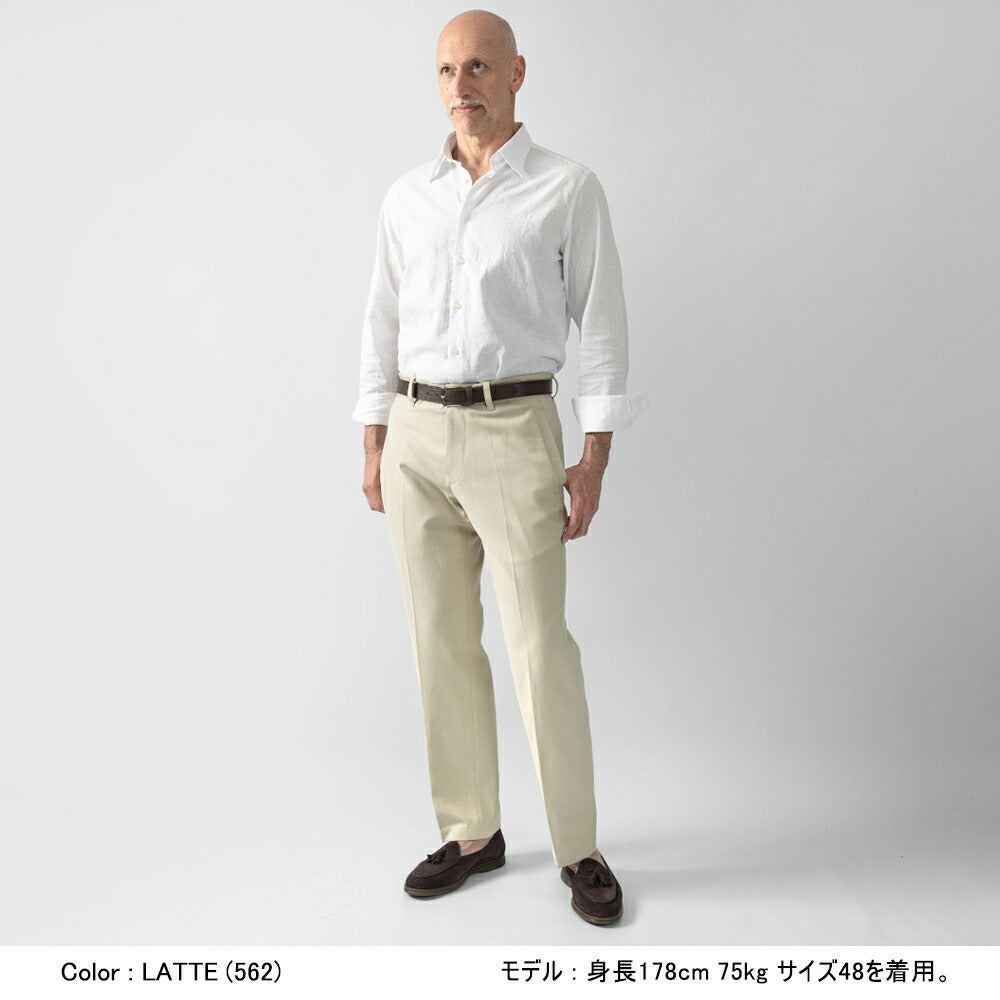 デヴォレ インチピット DEVORE incipit チノ 製品染め DVR4C-G1046 リヨセル コットン グレー ベージュ ホワイト 25春夏 メンズ ストレッチ テーパード チノパンツ チノ イタリア