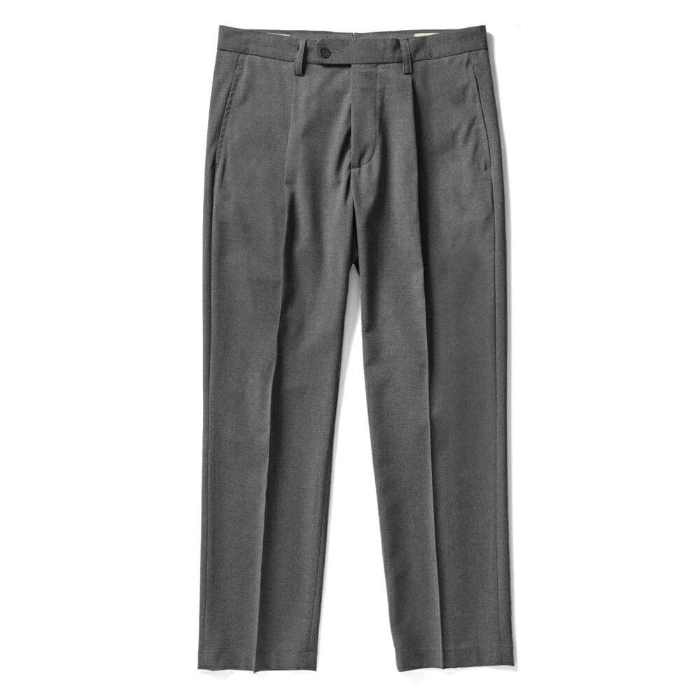 デヴォレ インチピット DEVORE incipit スラックス DVR5C-W2007 ウール ポリエステル グレー ライトブラウン 25春夏 メンズ ストレッチ テーパード チノパンツ チノ イタリア