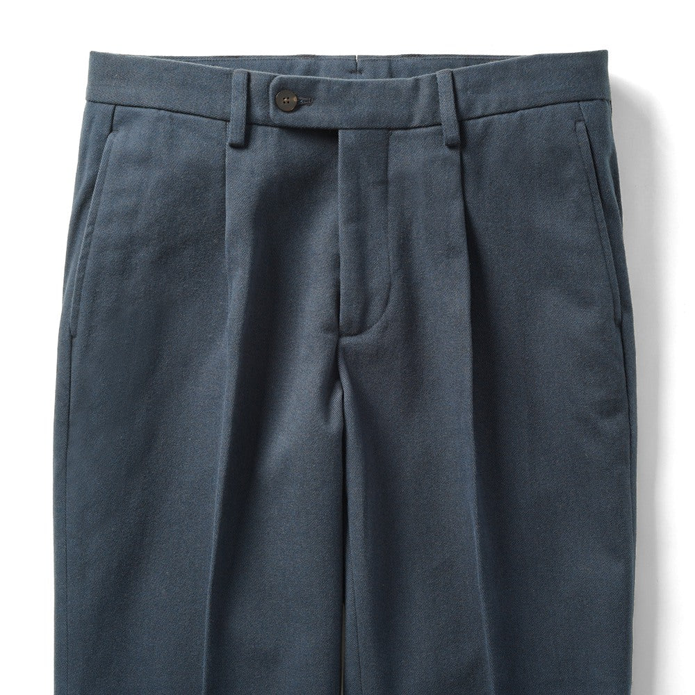 デヴォレ インチピット DEVORE incipit チノ セミワイド DVR5L-G1052 コットンツイル カーキ ブルー 25秋冬 メンズ チノパン パンツ ストレッチ テーパード イタリア