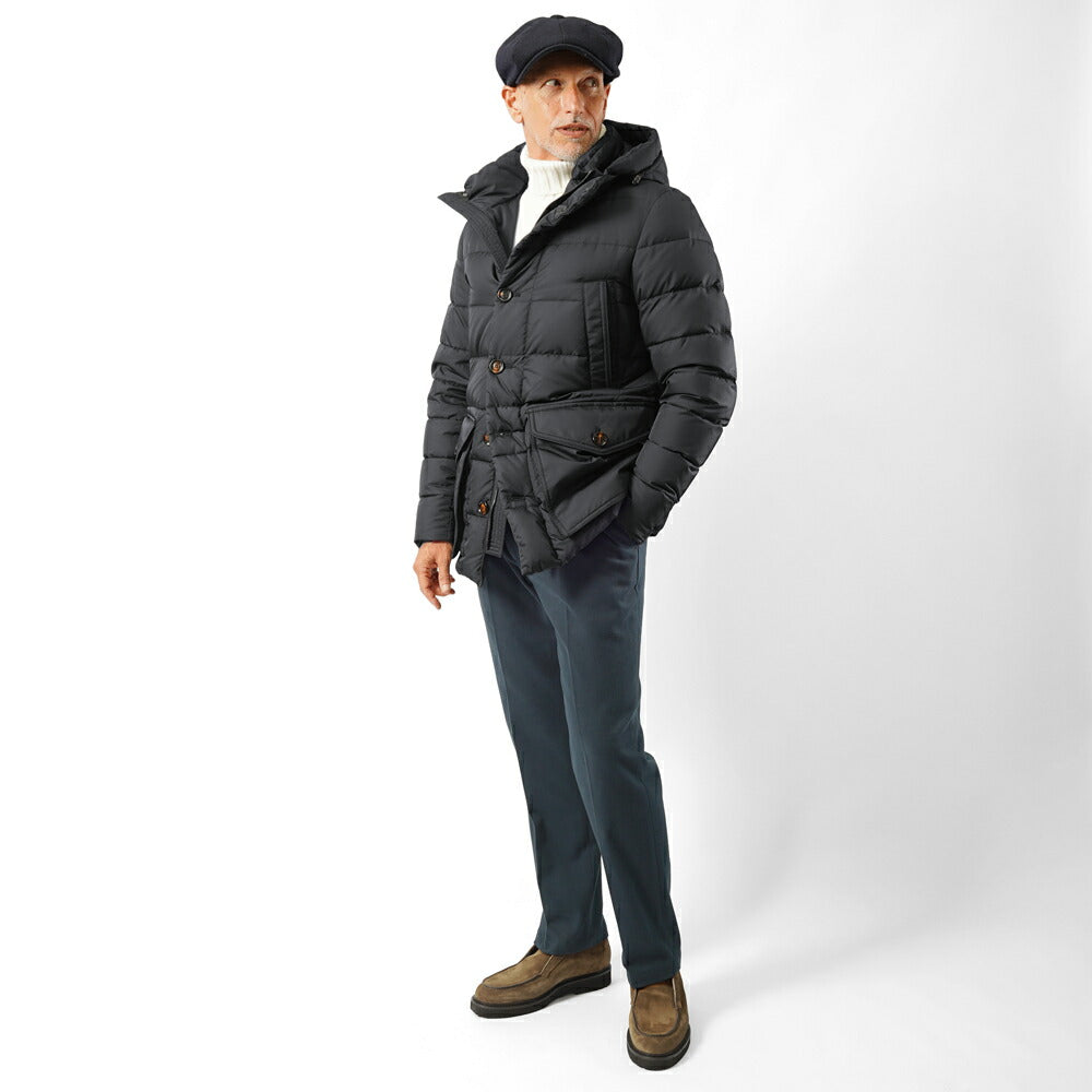 デヴォレ インチピット DEVORE incipit チノ セミワイド DVR5L-G1052 コットンツイル カーキ ブルー 25秋冬 メンズ チノパン パンツ ストレッチ テーパード イタリア