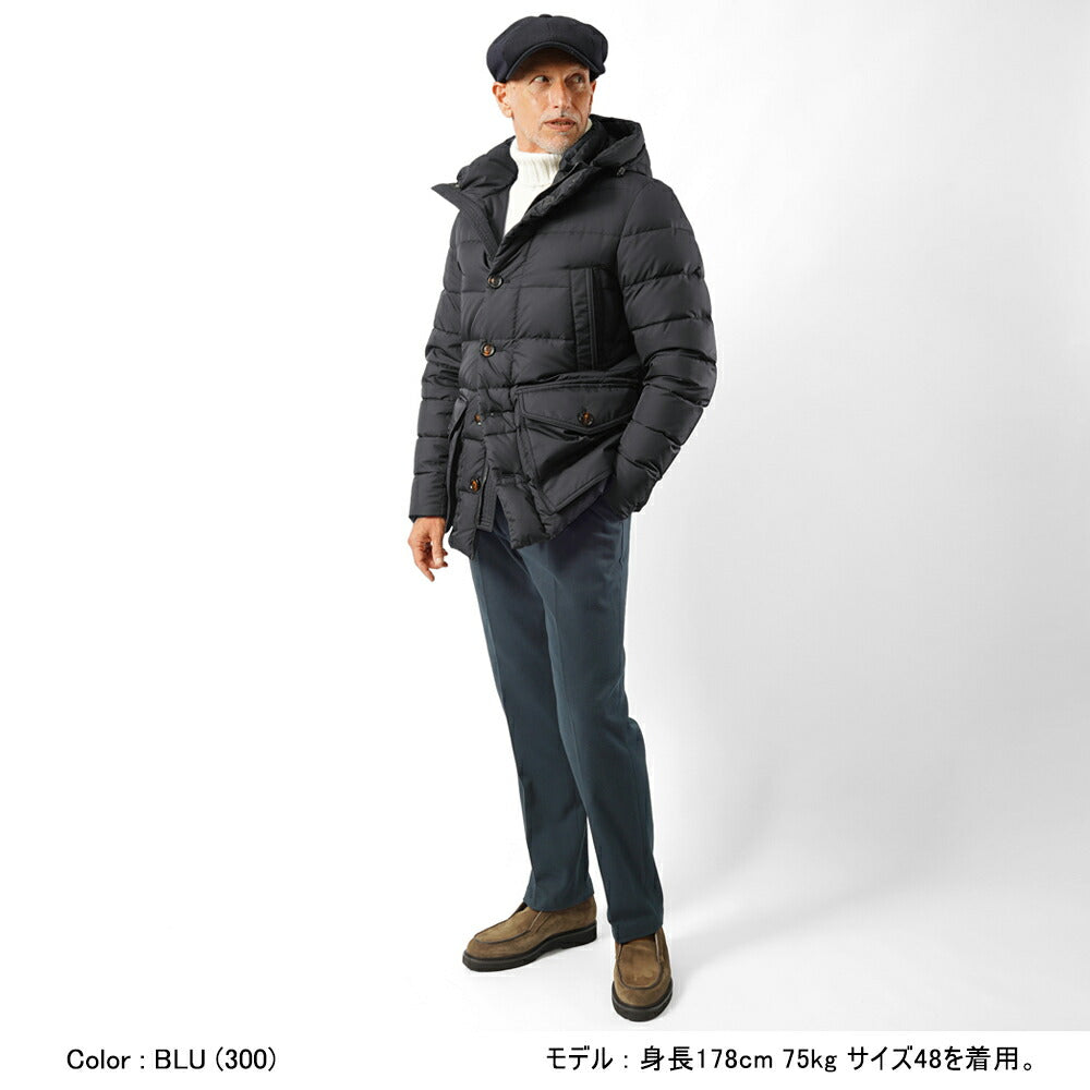 デヴォレ インチピット DEVORE incipit チノ セミワイド DVR5L-G1052 コットンツイル カーキ ブルー 25秋冬 メンズ チノパン パンツ ストレッチ テーパード イタリア