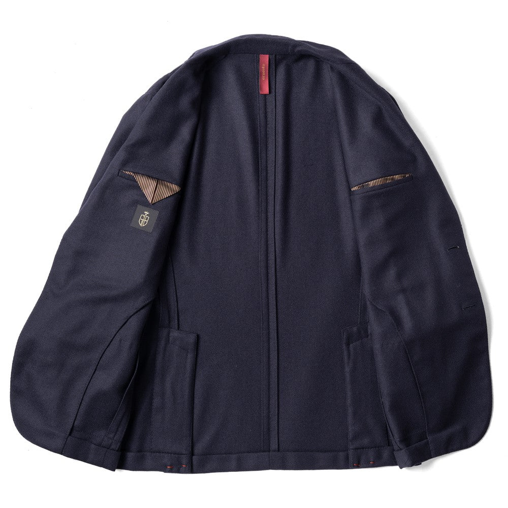 【返品不可】エルネスト ERNESTO ジャケット ネイビー DJP232311 B5029 / 6000 シングル テーラードジャケット 24秋冬 メンズ ビジネス ブランドサイドベンツ 高級 クラシコ イタリア 芯地なし