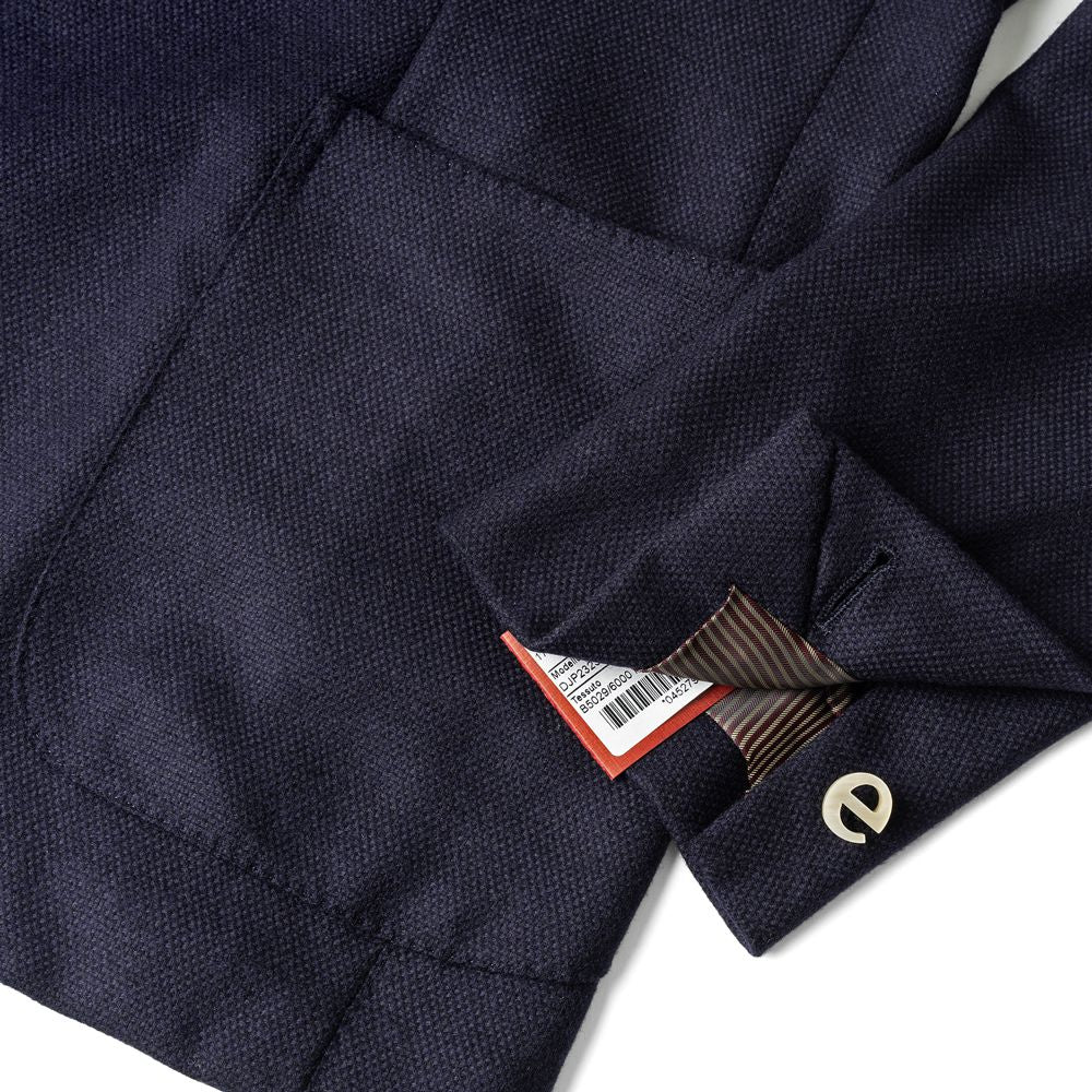 【返品不可】エルネスト ERNESTO ジャケット ネイビー DJP232311 B5029 / 6000 シングル テーラードジャケット 24秋冬 メンズ ビジネス ブランドサイドベンツ 高級 クラシコ イタリア 芯地なし