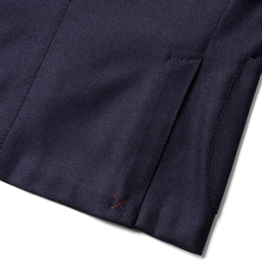 【返品不可】エルネスト ERNESTO ジャケット ネイビー DJP232311 B5029 / 6000 シングル テーラードジャケット 24秋冬 メンズ ビジネス ブランドサイドベンツ 高級 クラシコ イタリア 芯地なし