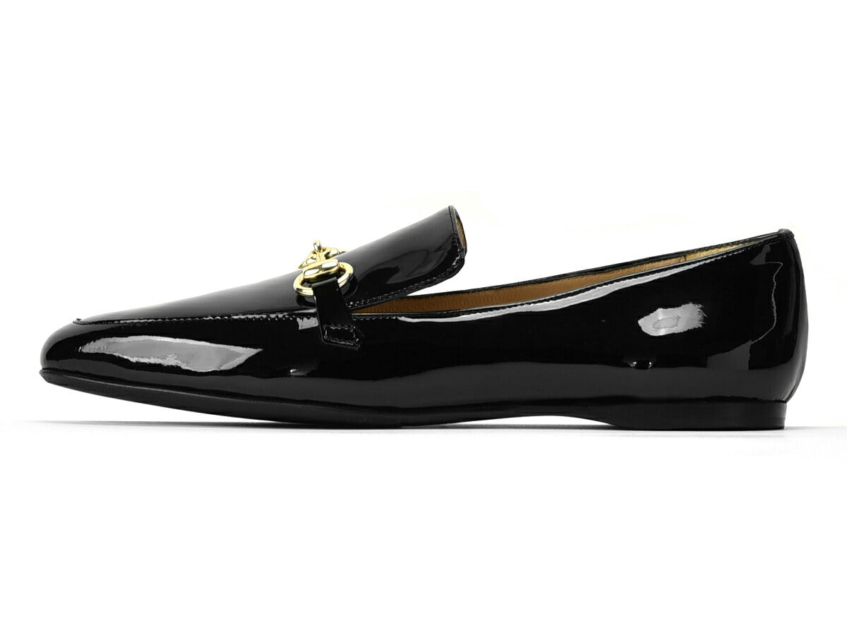 ファビオルスコーニ fabio rusconi ローファー 5072 エナメル ブラック フラット フラットヒール レディース ビットローファー ビット 付き レザーシューズ 本革 柔らかい 大人 パンプス ぺたんこシューズ ぺたんこ 疲れない ローヒール エナメルローファー 本革靴