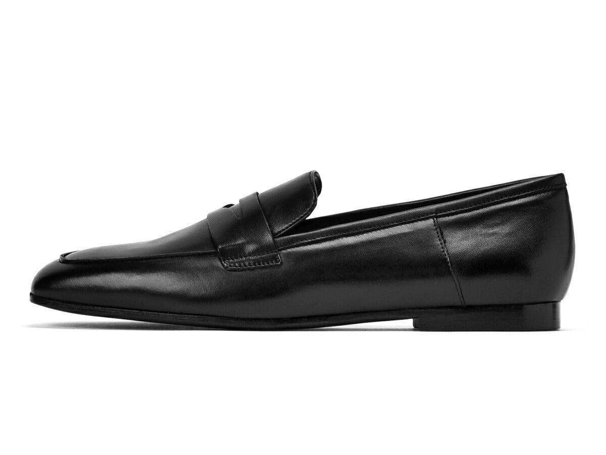 ファビオルスコーニ fabio rusconi ローファー 4057 レザー NATUR ブラック フラット レディース コインローファー フラットヒール ローヒール レディース 大人 やわらかい 疲れにくい 長時間 本革 柔らかい 牛革 レザー レザーシューズ シンプル 柔らかい靴