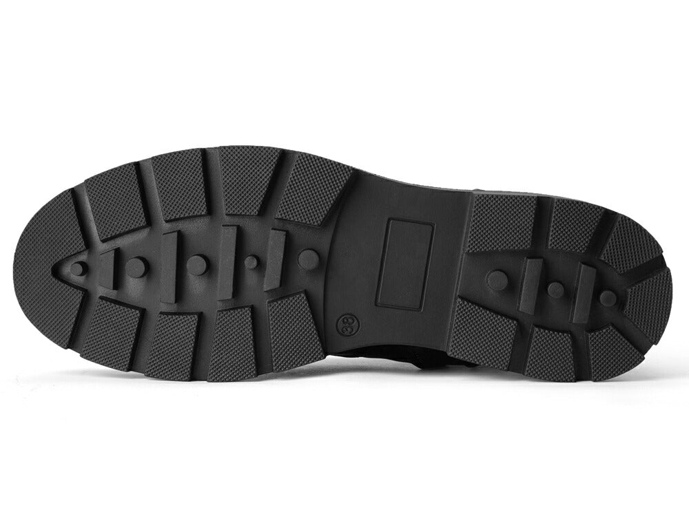 ファビオルスコーニ fabio rusconi レースアップブーツ 5845 レザー きれいめ レースアップ ブーツ レディース 本革 厚底 トラックソール ブーツ タンクソール 軽量 疲れない 歩きやすい 柔らかい 牛革 シンプル おしゃれ 大きいサイズ 靴 レディースブーツ 本革靴 ブラック