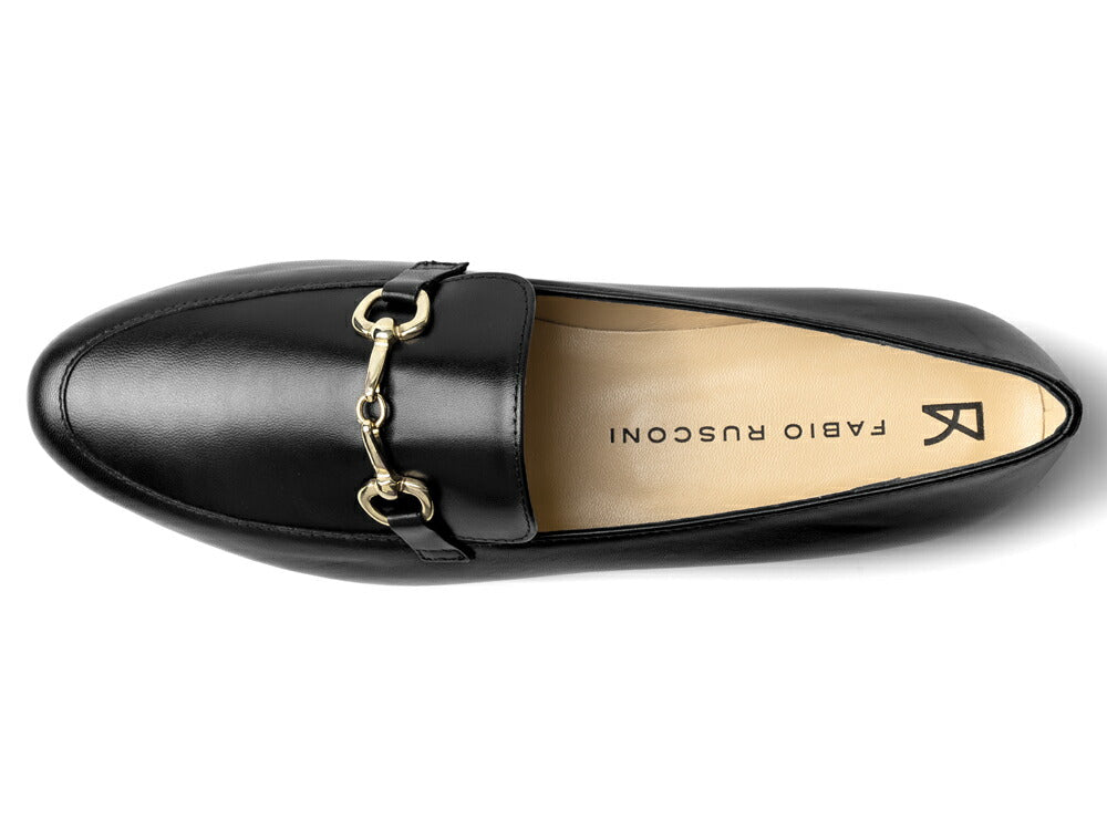 ファビオルスコーニ fabio rusconi ローファー 5015 NATUR レザー 本革レディース靴 ブラック フラット ビット レディース ビットローファー レザーシューズ 本革 柔らかい 大人 パンプス ぺたんこシューズ ぺたんこ 疲れない ローヒール